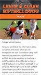 Mobile Screenshot of lcsoftballcamps.com